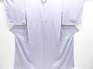 未使用品　浅井青仁作　扇・横笛模様小紋着物